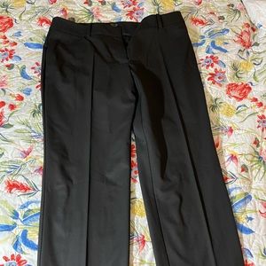 Longchamp black pleated pants